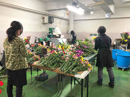 水揚げ・お花の製作補助スタッフ募集！！